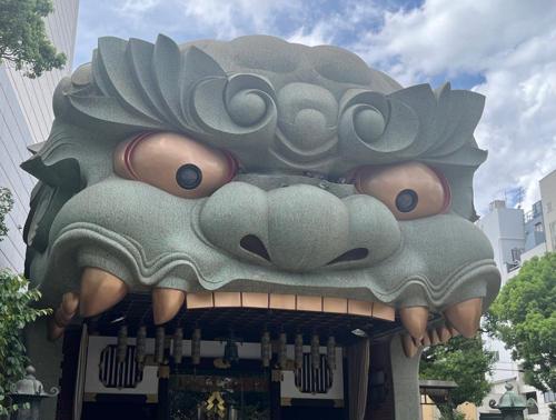 难波八阪神社狮子头 难波八阪神社狮子头
